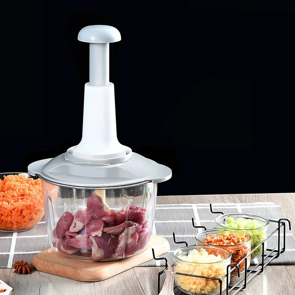 Fusion Finds Manual Press Vegetable Chopper