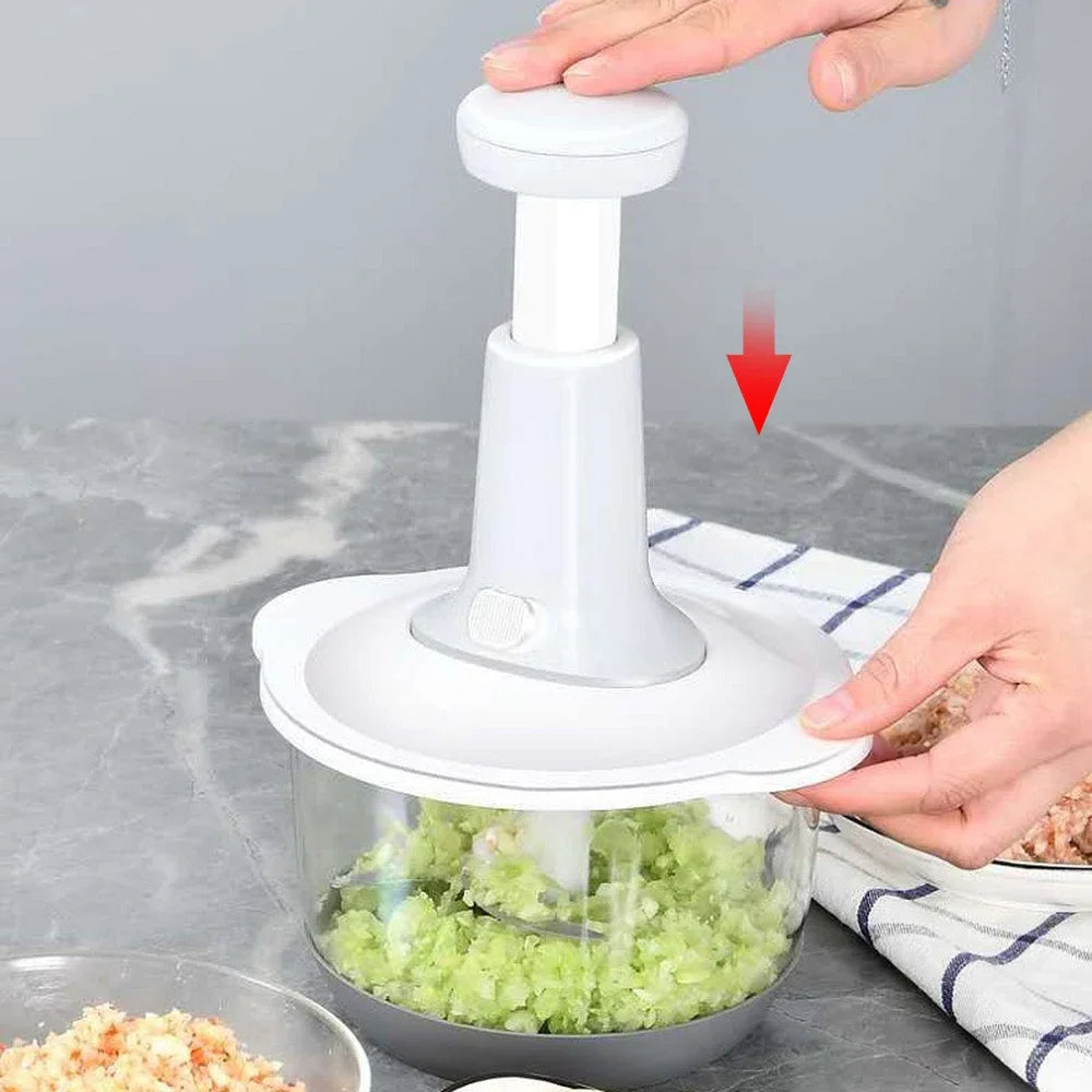 Fusion Finds Manual Press Vegetable Chopper