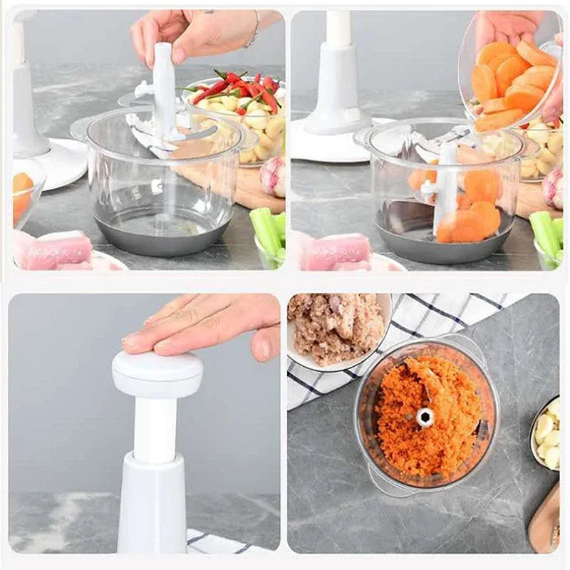 Fusion Finds Manual Press Vegetable Chopper