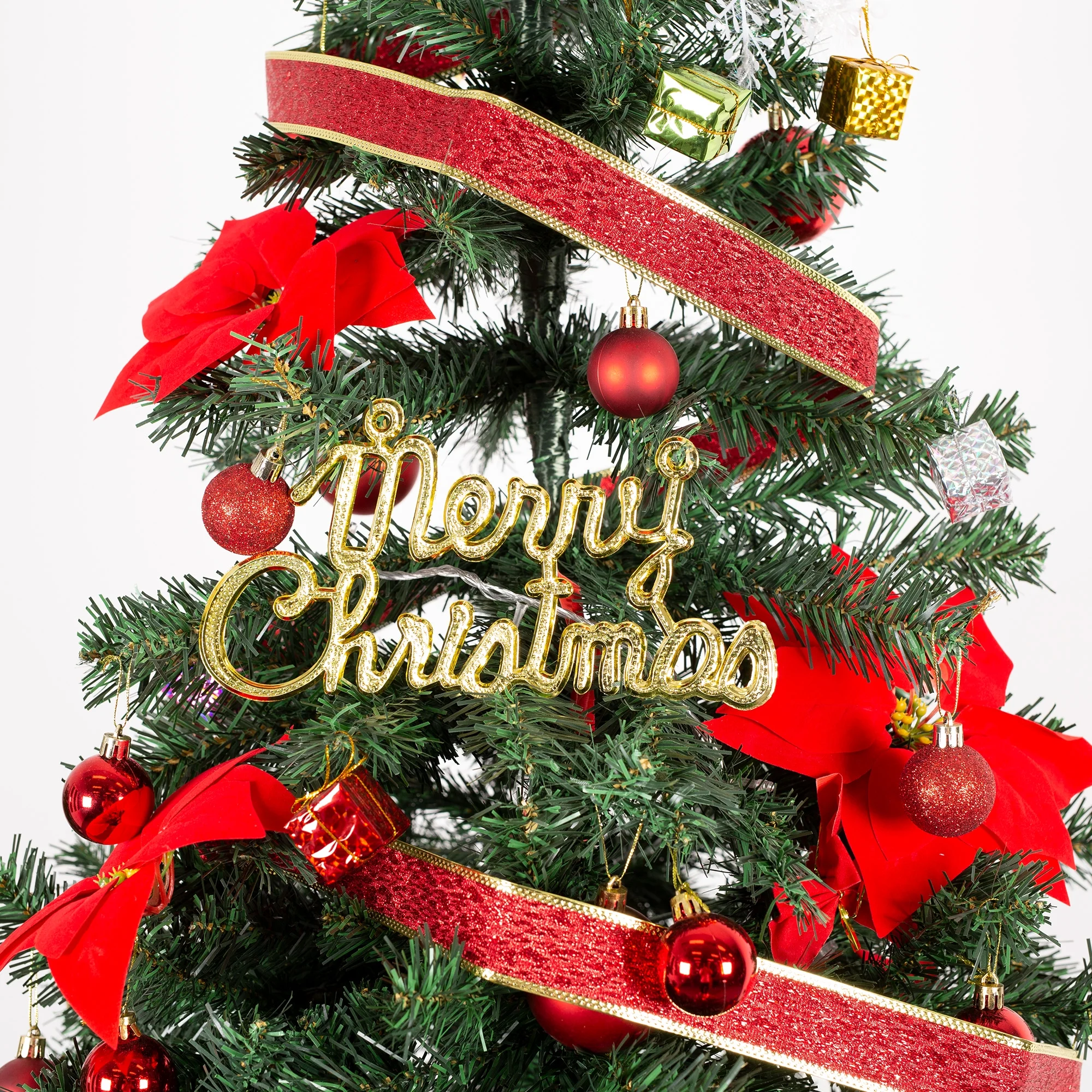 FusionFinds 7 Ft Christmas Tree Set with string light for Indoor - Image 2